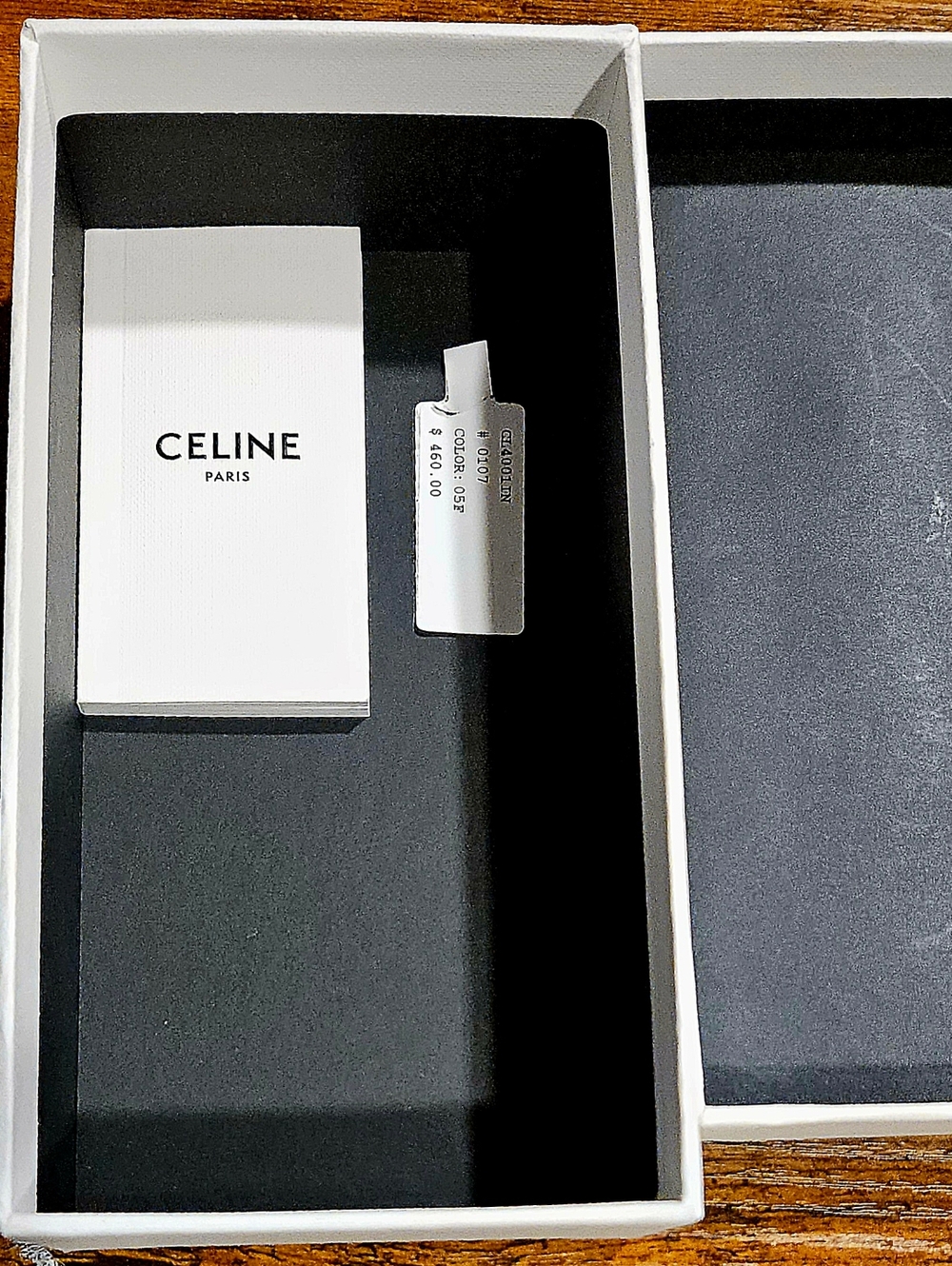 Celine Large White Gift Box Set Envelope Booklet Wallet Glasses Travel Storage - Picture 7 of 10